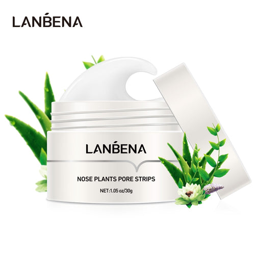 LANBENA Blackhead Remover Face Nose Mask Pore Strip Black Mask Peeling Acne Treatment Deep Cleansing Mask Oil Control Skin Care